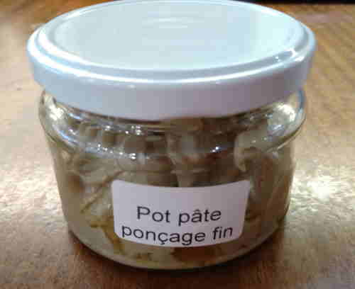 Pot pâte tonneau ponçage fin / Paste for soft sanding