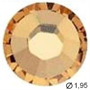 TUBE 10 STRASS D5 LIGHT COL TOPAZ